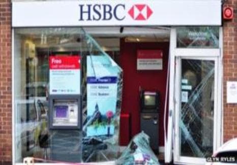 Количество ограблений британских банков сократилось на 90%